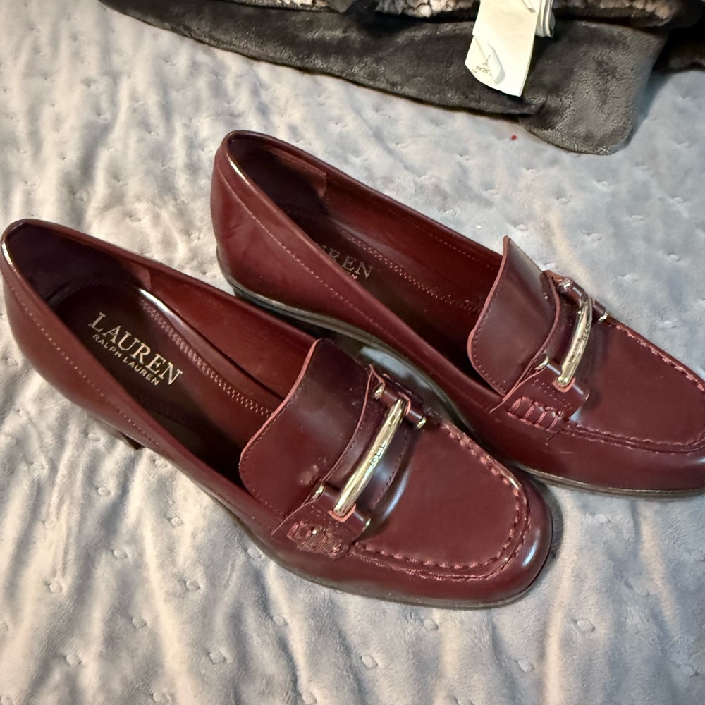 Lauren Ralph Lauren Women's Maroon Loafers